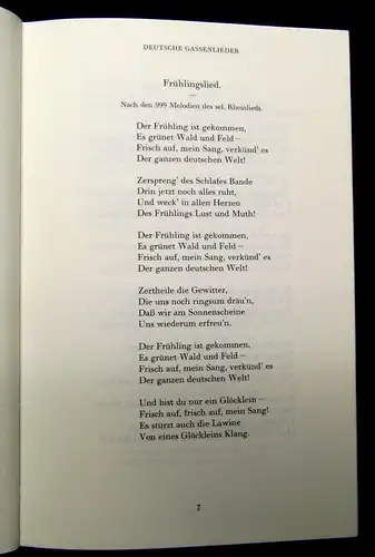 Pape Deutsche Gassenlieder 1991 Bellestritik Klassiker Geschichte mb