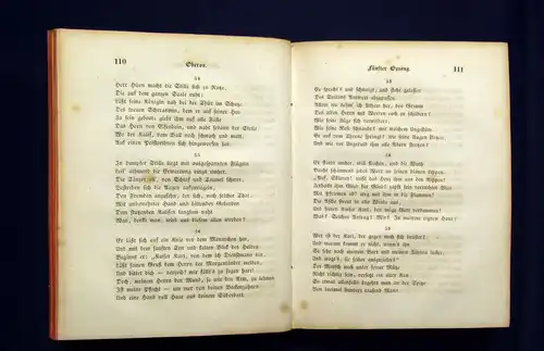 Wieland Oberon Ein Gedicht in 12 Gesängen 1844 Belletristik Lieder mb