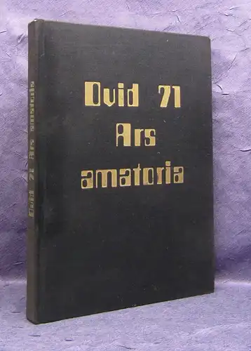 Ovid 71 Ars Amatoria o.J. Erotica Liebe Erotik Sexualität Mann und Frau js