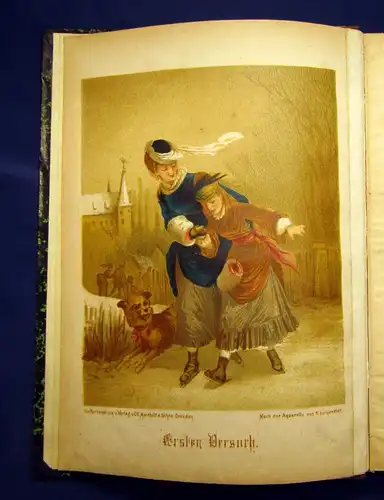 Stiehler Die Kinderlaube 1875 Belletristik Jugendzeitung Märchen Gedichte etc. m