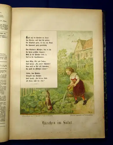 Stiehler Die Kinderlaube 1875 Belletristik Jugendzeitung Märchen Gedichte etc. m