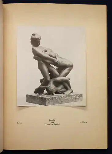 Kolbe Bildwerke 1913 Kunstgeschichte Kultur Grafik Malerei Plastik Cassirer sf