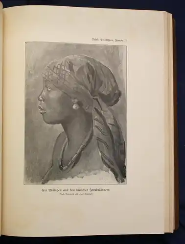 Frobenius "Auf den Trümmern des klassischen Atlantis" 1. Band 1912 Afrika sf