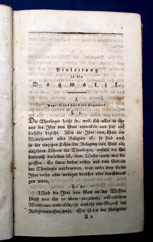 Marheinecke Die Grundlehren der christlichen Dogmatik 1819 Theologie mb