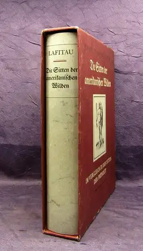 Lafitau Die Sitten der amerikanischen Wilden 1987 Edition Leipzig Faksimile js