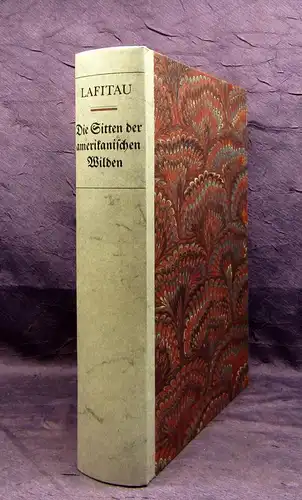 Lafitau Die Sitten der amerikanischen Wilden 1987 Edition Leipzig Faksimile js