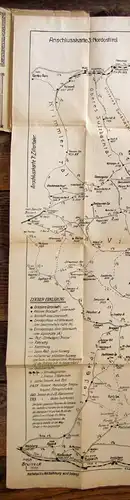 Thönis Tiroler Weg-U. Distanzkarten Hohe Tauern 1910 Karte 3 Nordosttirol js