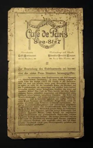 Klemmich Plan von Dresden  koloriert Ortskunde Führer 65x25 cm um 1910 js