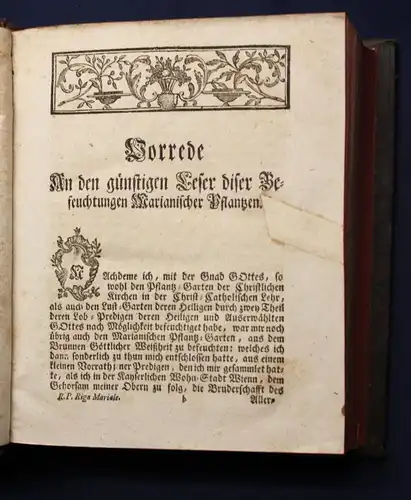 Riga Marialis Schriftliche Lehr & Sitten Predigen 1758 Religion Christentum js