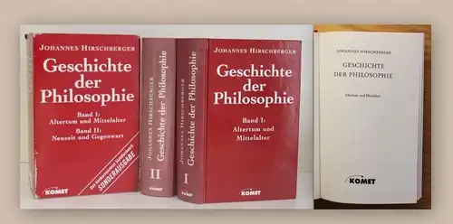 Hirschberger Geschichte der Philosophie 2 Bde um 1990 Geisteswissenschaften xy