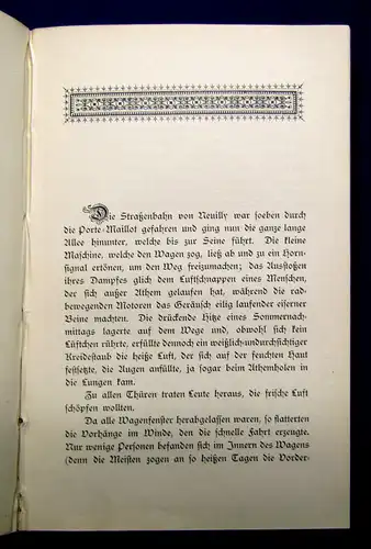 Maupassant Novellen 1892 deutsche Erstausgabe Belletristik Lyrik Gedichte mb