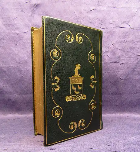 Cowper The poetical Works 1853 Meistereinband Leder Handeinband mb