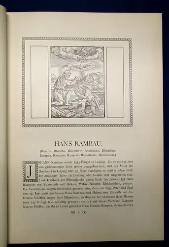 Hase Breitkopf und Härtel Gedenkschrift von 1719  mit Verfasserswidmung 1917  mb