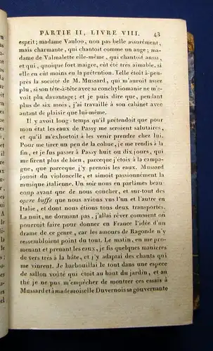 Rousseau Les Confessions 2 Bände komplett 1813 Belletristik Lyrik js