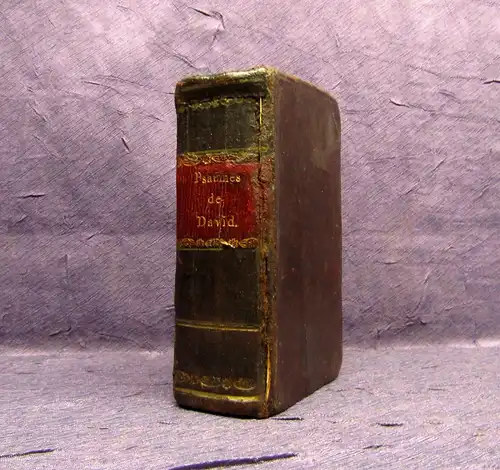 LES PSAUME DE DAVID MIS EN VERS FRANCAIS 1803 Theologie Lieder mb