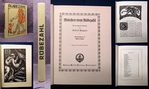 Wagner Märchen vom Rübezahl Für die Jugend bearbeitet um 1900 js