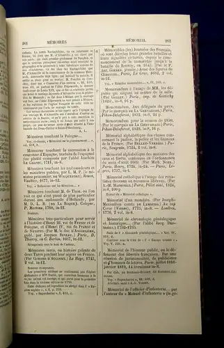 Barbiere Dictionnaire des Ouvrages Anonymes 1-4 komplett A-Z 1882 Halbleder js