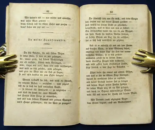 Breuer, Friedrich Ludwig Gedichte. Nachlaß für seine Freunde 1835 selten js