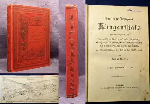 Müller Blicke in die Vergangenheit Klingenthals 1897 Ortskunde Sachsen Führer js