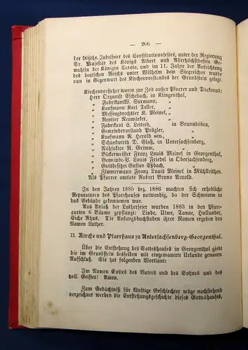 Müller Blicke in die Vergangenheit Klingenthals 1897 Ortskunde Sachsen Führer js