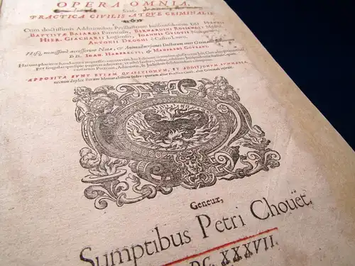 Clarus Julii Clari Alexandrini I.C. Longe clarissimi, et Philippi II. 1637 js