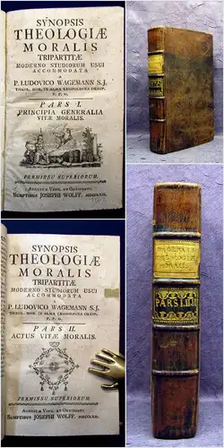 Wagemann Synopsis Theologiae Moralis Tripartitae 1762 Geschichte mb