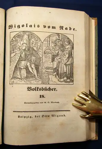 Marbach Volksbücher 1-53 in 7 Bde. 1838 7-9 und 10-12 fehlt Klassiker Literatur