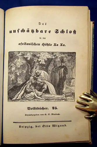 Marbach Volksbücher 1-53 in 7 Bde. 1838 7-9 und 10-12 fehlt Klassiker Literatur