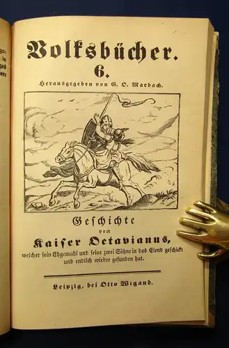 Marbach Volksbücher 1-53 in 7 Bde. 1838 7-9 und 10-12 fehlt Klassiker Literatur