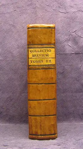 Collectio Brevium atque Instructionum 2 Teile in 1 Bd.  1797 Geschichte Kirche