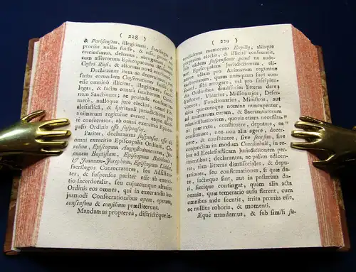 Collectio Brevium atque Instructionum 2 Teile in 1 Bd.  1797 Geschichte Kirche
