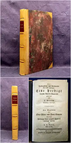 Stosch, Grunow Diverse Predigten 1794-1837 Sammlung von 10 Predigten Theologie m