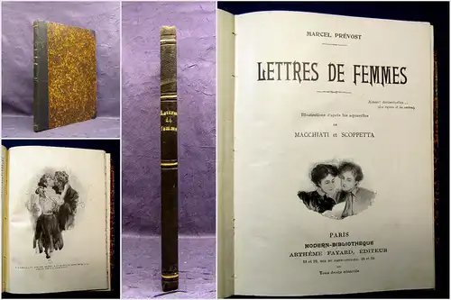Prevost Lettres de Femmes um 1900 Belletristik Geschichte französisch mb