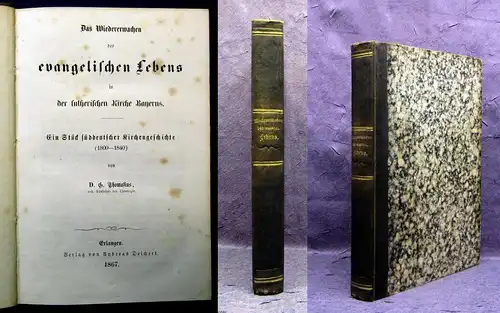 Thomasius Das Wiedererwachen des evangelischen Lebens 1867 Theologie mb