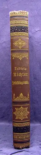 Richter Lebenserinnerungen eines deutschen Dichters 1886 3. Aufl. Belletristik m