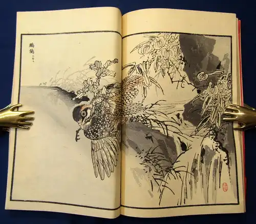 Bairei Hyakucho Gafu Zokuhen - Ten 1884 Meiji Periode,ukio-e js