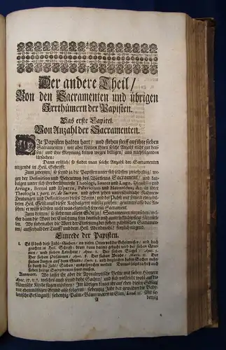 Rempen Schau-Bühne der evangelischen Wahrheit 1721 selten Christentum 2 Werke js