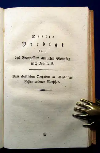 Mehlitz Predigten u Erbauungs-Reden am Rehburger Gesundbrunnen 1795 Theologie mb