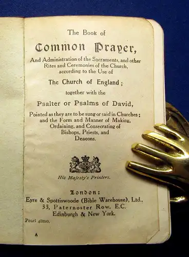 The Book of Common Prayer, Hymns Ancient and Modern um 1890 Theologie mb