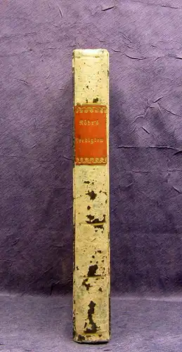 Röhr Letzte Predigten und Reden gehalten vor einer Landgemeinde 1830 Theologie m