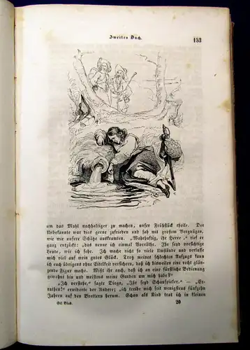 Fink Geschichte von Gil Blas von Santillana 1839 Geschichte Belletristik mb