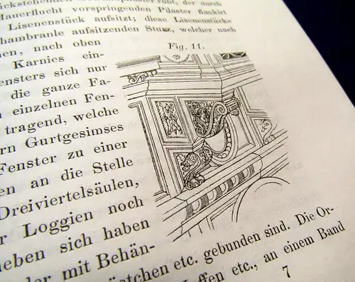 Mothes Geschichte der Baukunst und Bildhauerei EA 1859 Technik altes Handwerk mb
