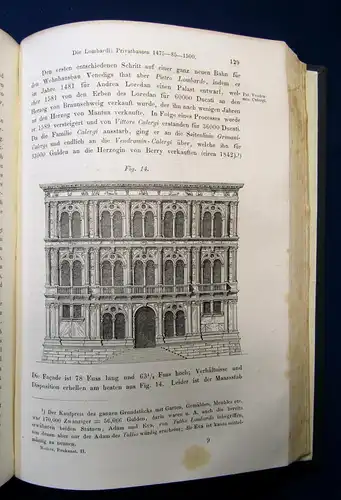 Mothes Geschichte der Baukunst und Bildhauerei EA 1859 Technik altes Handwerk mb