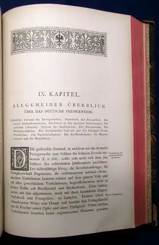 Lorck Handbuch der Geschichte der Buchdruckerkunst 1.u.2. Teil 1882 Erfindung js