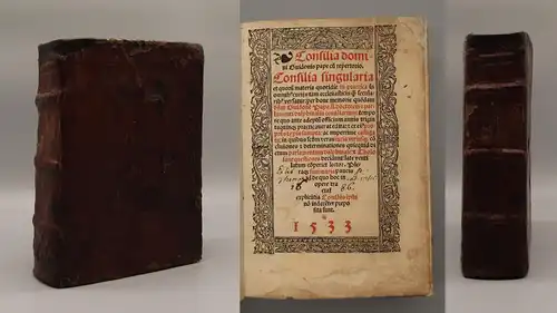 Pape Consilia Domini Guidonis Pape cu[m] repertorio [...] 1734 Alte Drucke am