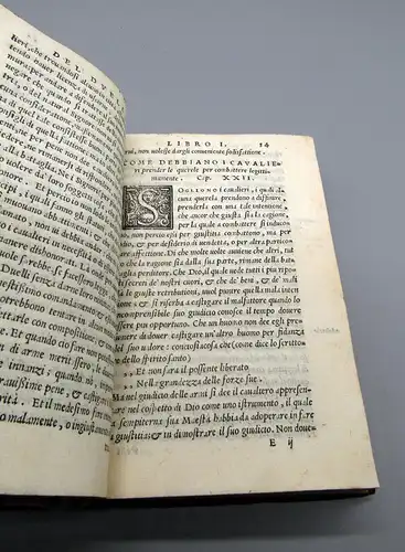 Mutio Il duello del Mutio Iustinopolitano. 1564 Alte Drucke Juristerei am