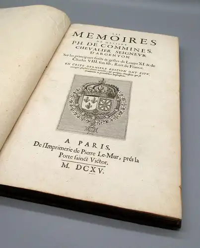 Commines, Ph. de Les Memoires sur les pincipaux [...] Geschichte 1615 am