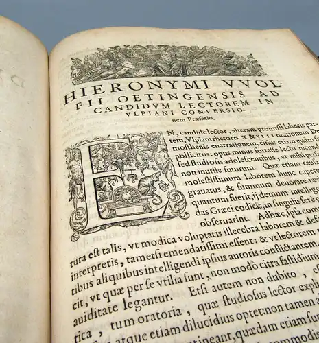 Demosthenes / Wolf, Hieronymus Demosthenis et Aeschinis principum [...] 1604 am