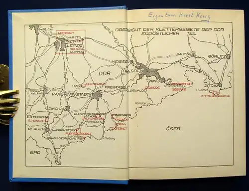 Pankotsch Kletterführer Zittauer und andere Gebirge 1980 Vogtland Harz  js