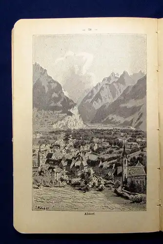 Heer Guide to Lucerne, The Lake, and its Environs 1898 Guide Illustrations js